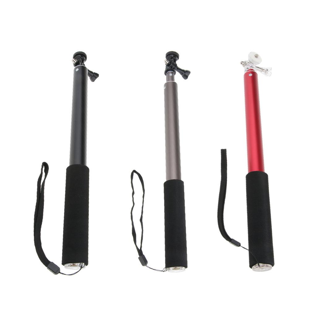 Extendable Selfie Stick Monopod Pole Handheld Holder For GoPro /Mobile Phone