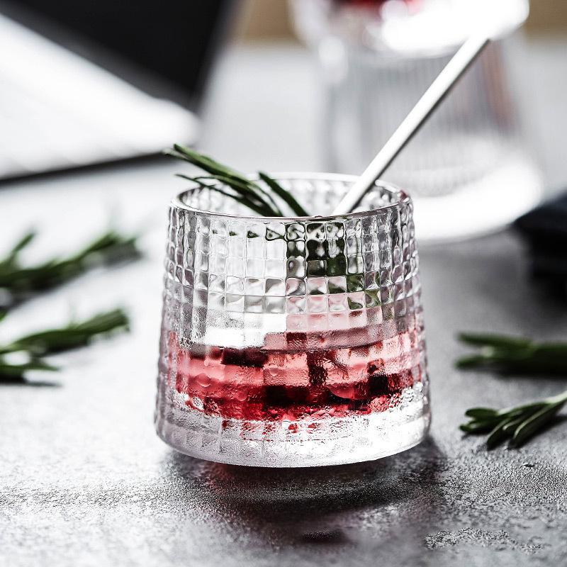 Bộ 6 ly Vang thủy tinh Rockie Checkered Old-Fashioned Glass