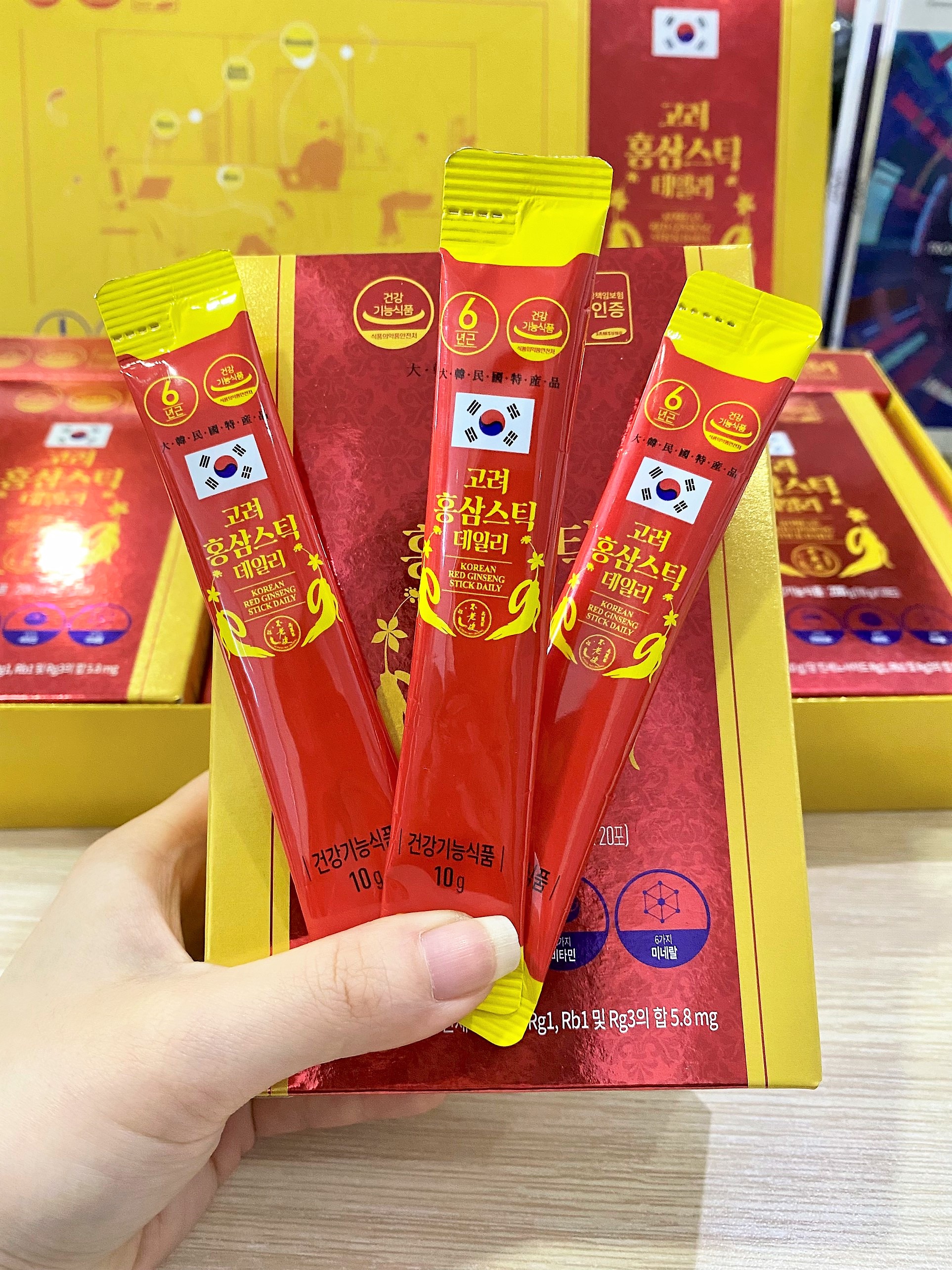 Hồng sâm Stick Daily Hàn Quốc