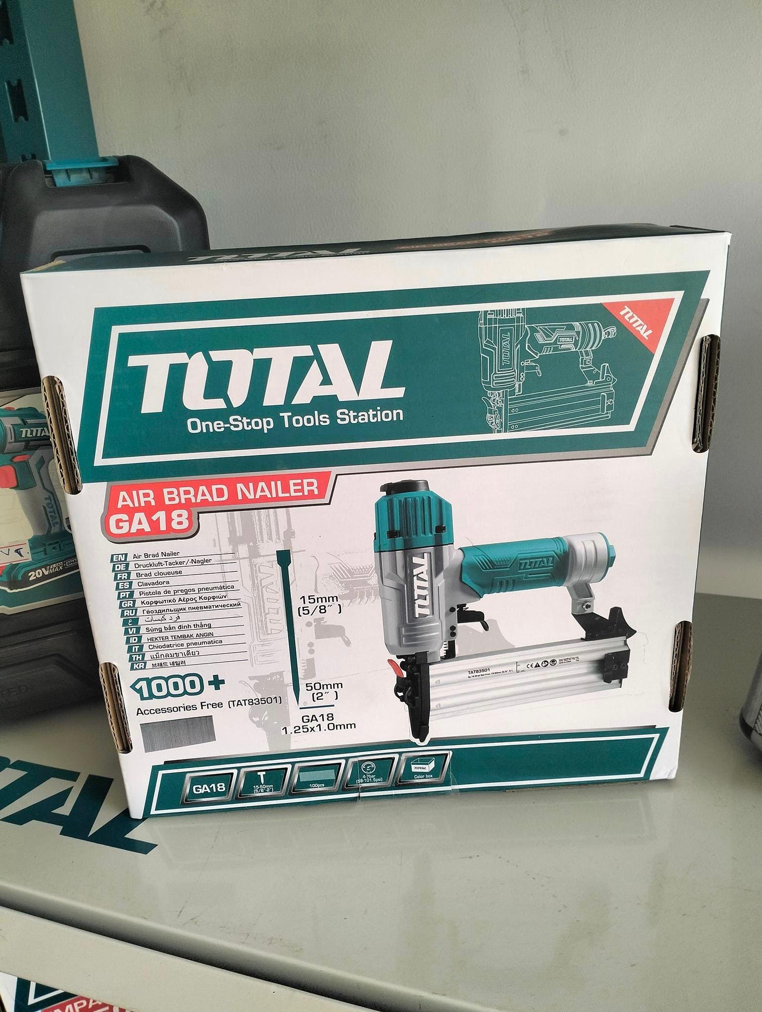 SÚNG BẮN ĐINH THẲNG DÙNG HƠI TOTAL TAT83501 - HÀNG CHÍNH HÃNG