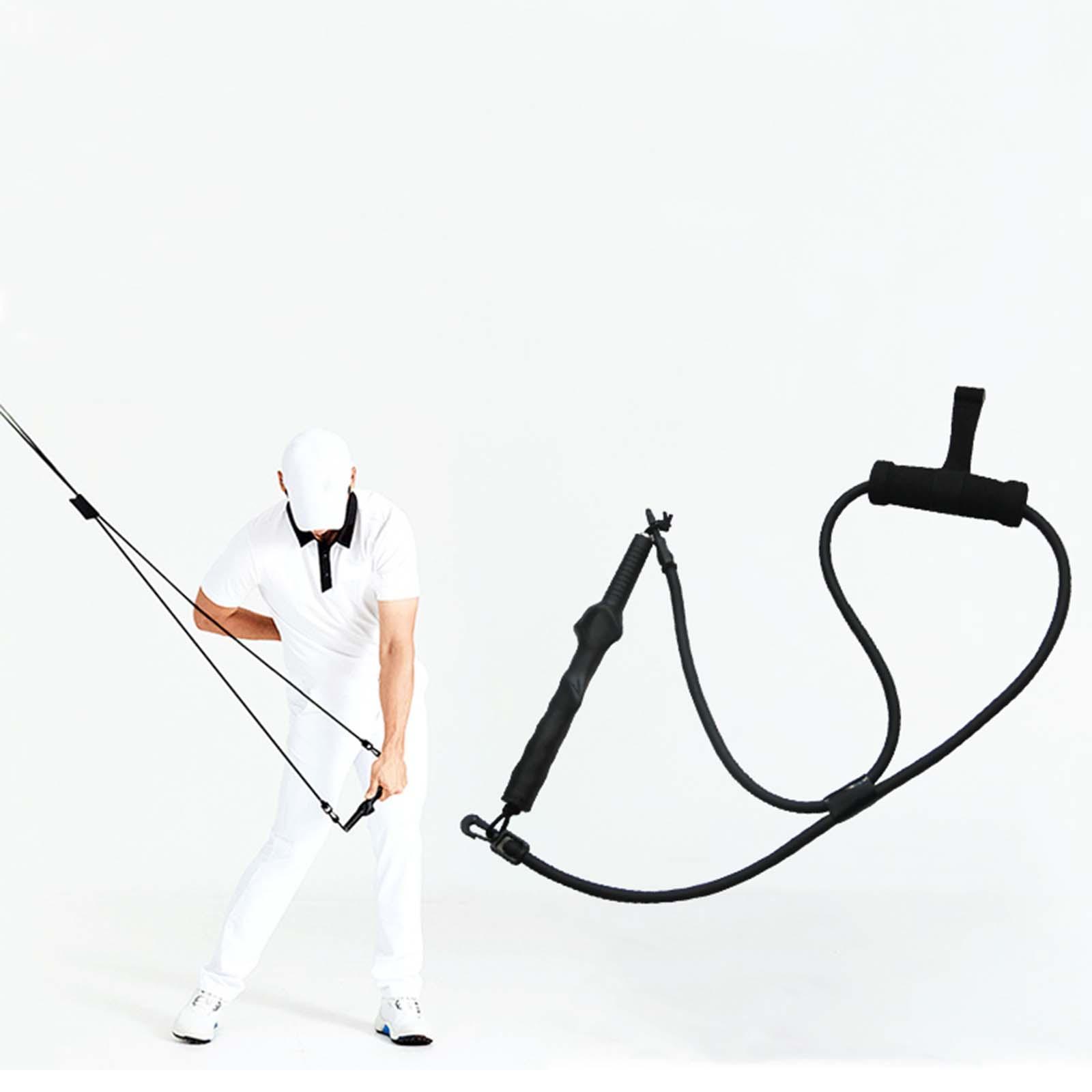 Golf Swing Cord Resistance Bands Golf Training Equipment Golf Exerciser for Yoga Pilates Fitness Gym