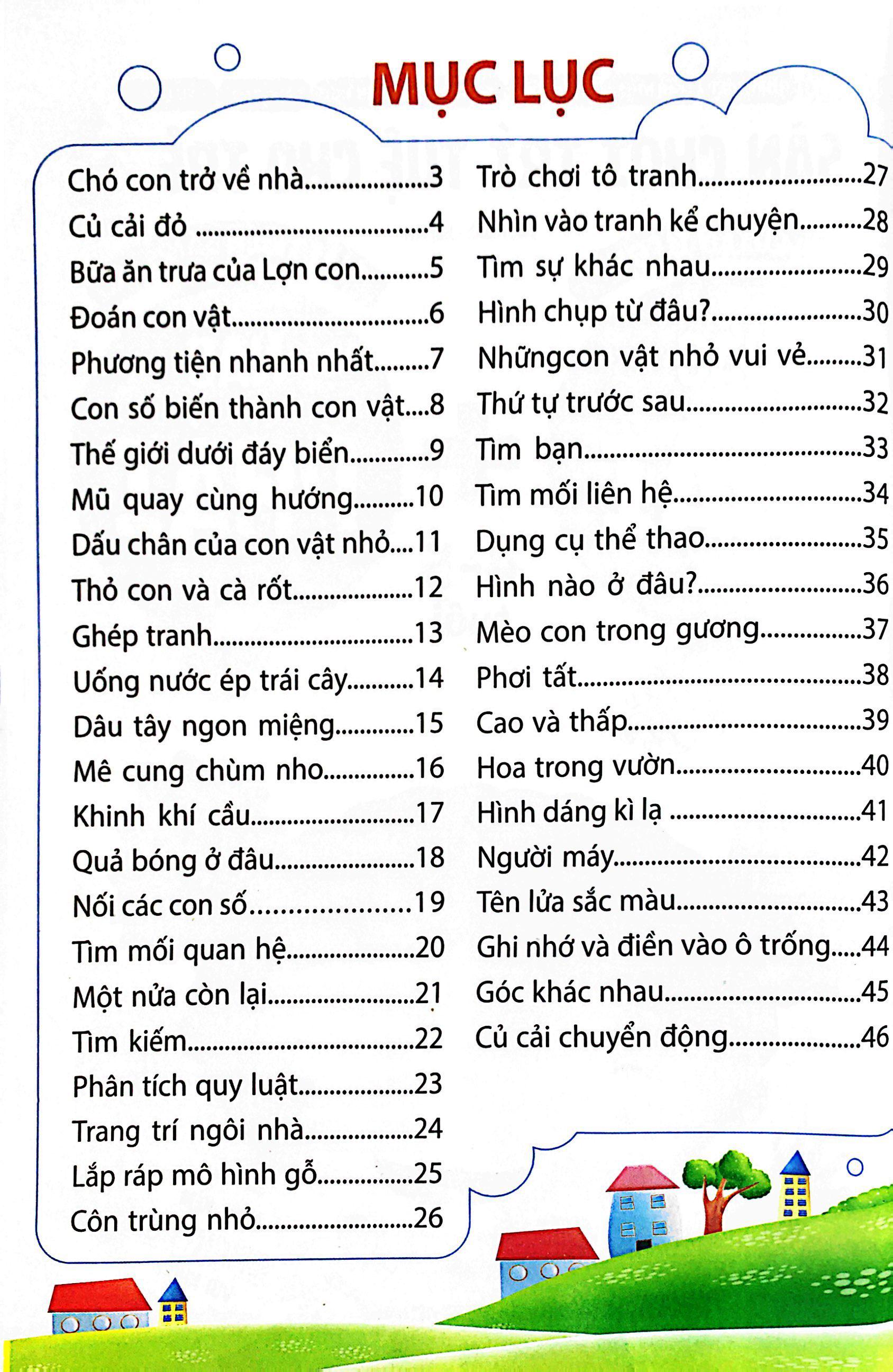 Sân Chơi Trí Tuệ Cho Trẻ - Rèn Luyện Tư Duy Não Trái + Phát Triển Sáng Tạo Não Phải - Dành Cho Bé 4-5 Tuổi - Tập 1