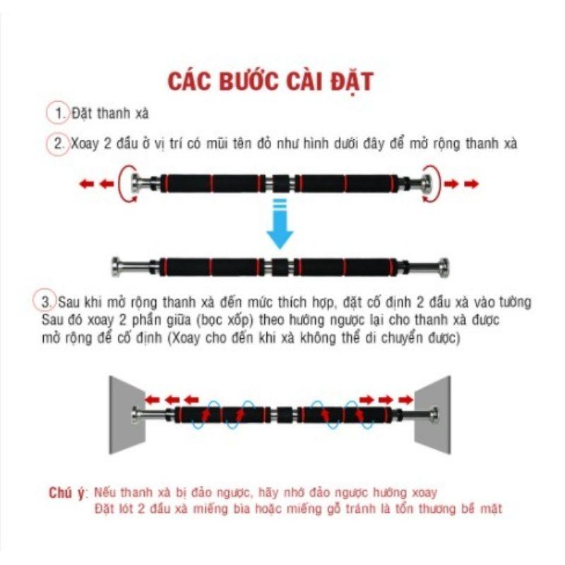 xà đơn treo tường gắn cửa đa năng cao cấp Thanh tập xà đơn