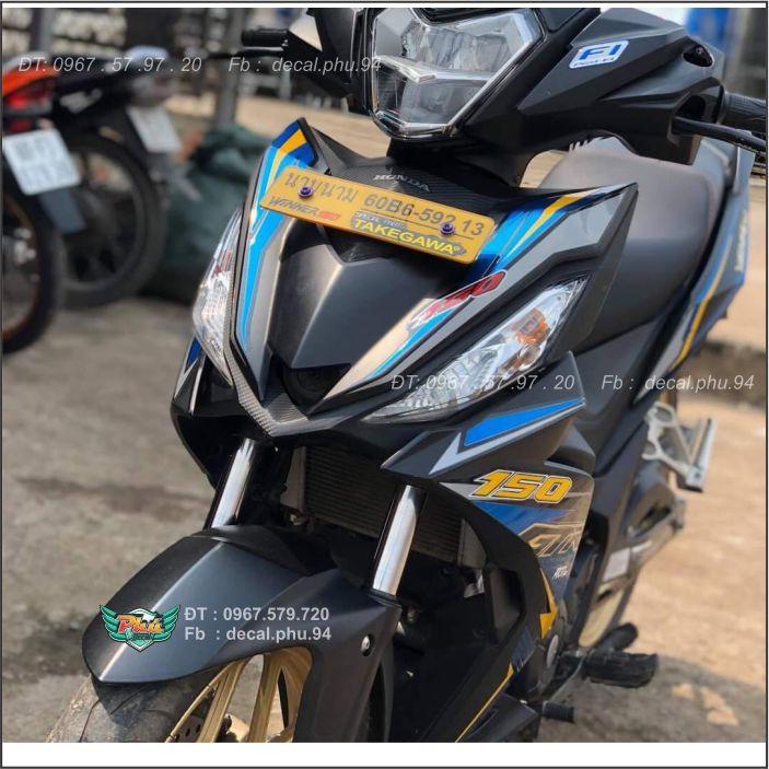 Tem Rời Winner Đen xanh nhám