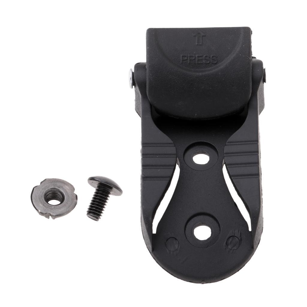 Inline Roller Skating Parts Outdoor Skate Shoes Buckles With Screw And Nut black