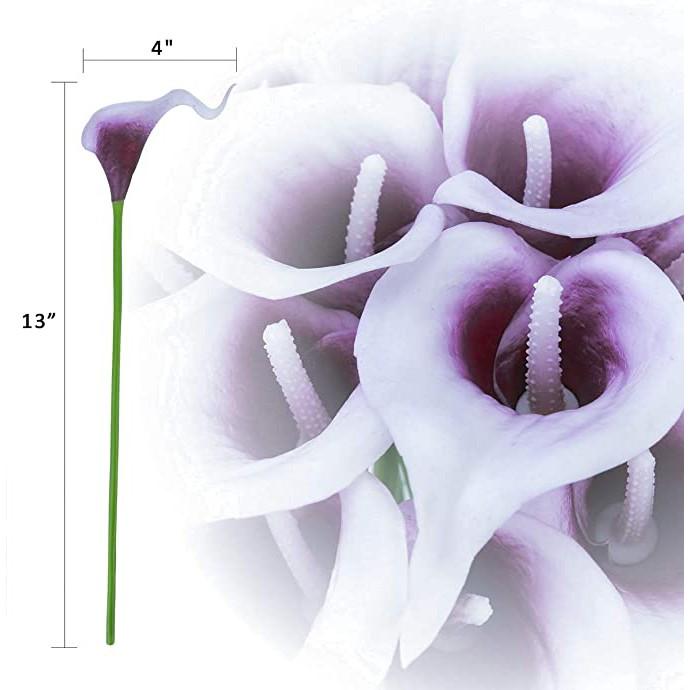1 Cành Hoa Lily Giả Trang Trí Nhà, Văn Phòng, Tiệc Cưới