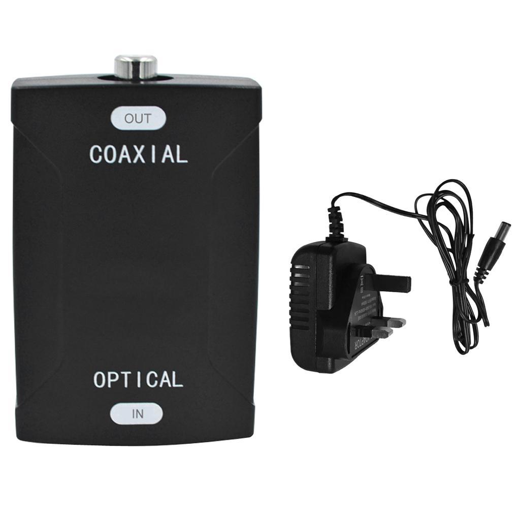 Input to RCA Coaxial Coax Digital Audio Cable Converter Adapter UK
