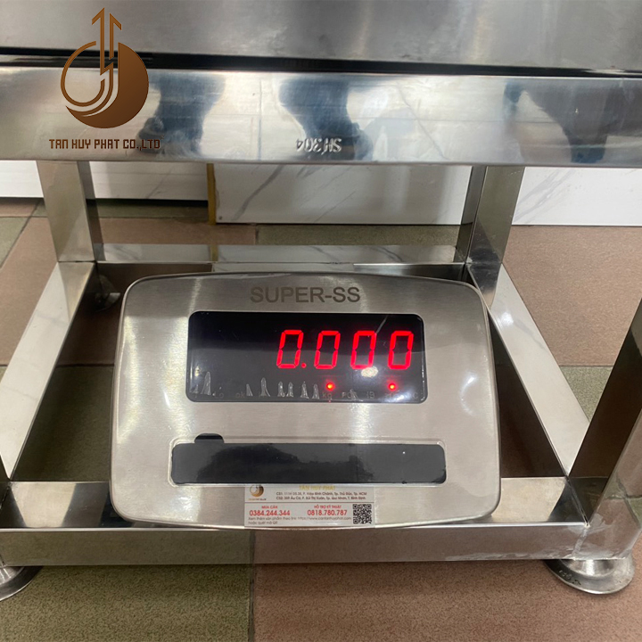 Cân Điện Tử Chống Nước JWS - Mặt Bàn Cân Inox 400x500MM