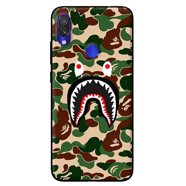 Ốp in cho 	Xiaomi Redmi Note 7 Bape Camo Xanh Lá - Hàng chính hãng