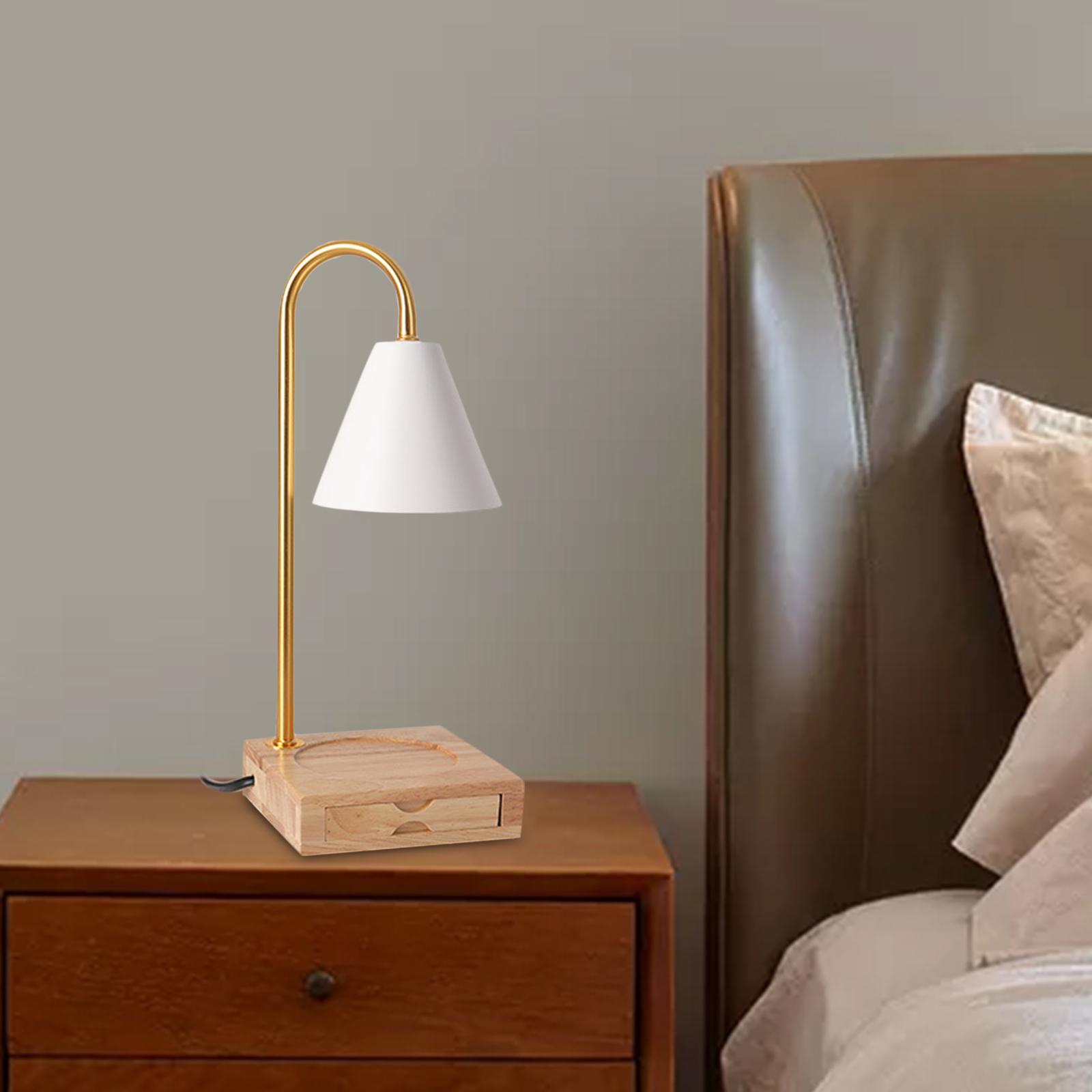 Candle Warmer Lamp Burner Melt Lamp with 2 Bulbs for Table Living Room