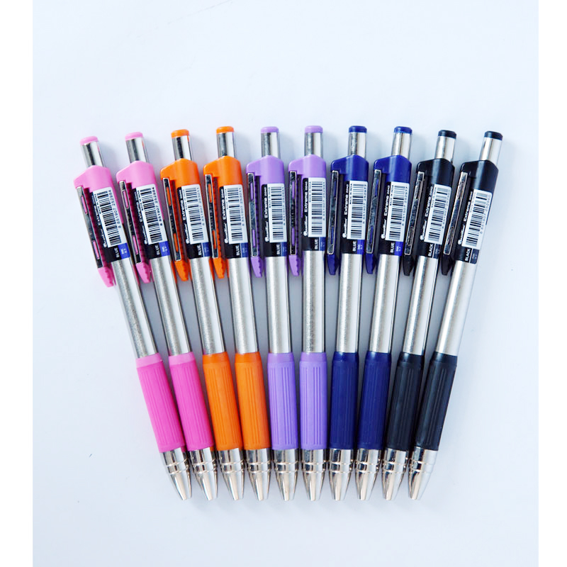 Bút bi xanh Quantum Extreme 2242 - 0.7mm (2 Cây) - Thân bút nhiều màu