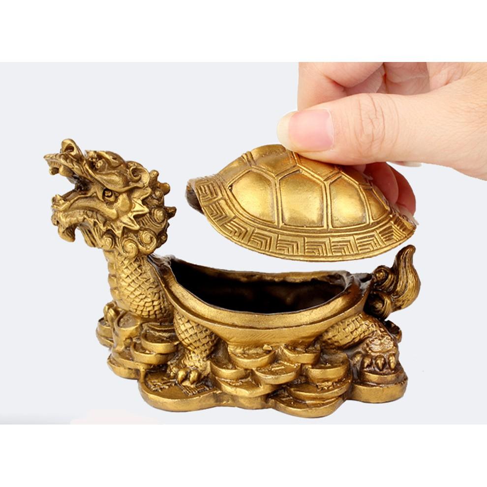 Tượng tam nguyên cập đệ long quy - Rùa đầu rồng cỡ đại