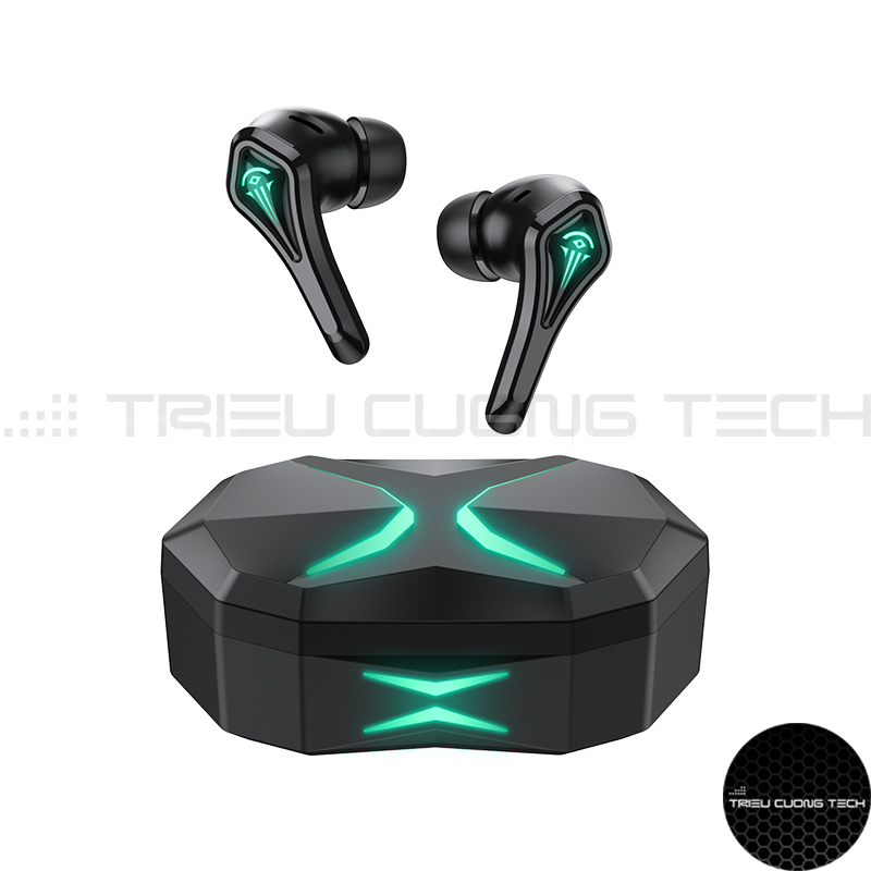 Tai Nghe Bluetooth True Wireless Không Dây - Gaming Mode "0" Trì Hoãn - Chế Độ 2 Máy Chủ Sử Dụng Độc Lập - Khử Ồn ENC TCT-A10 - Hàng Chính Hãng