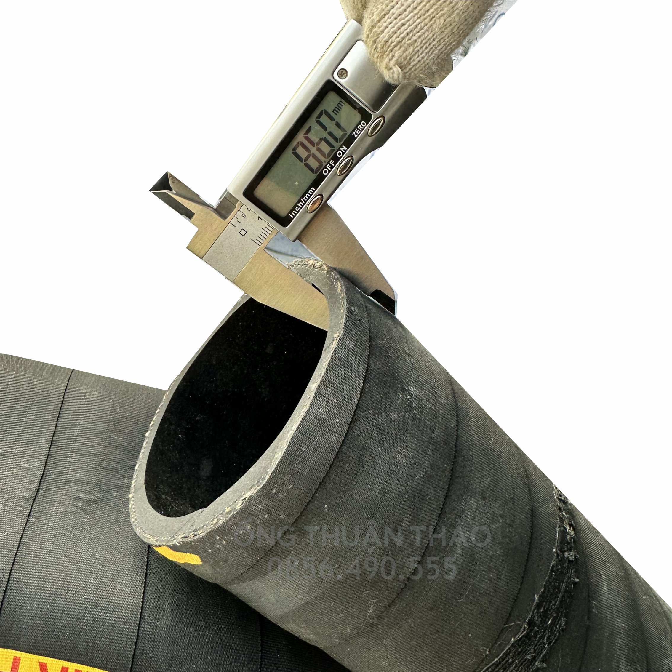 Ống cao su bố vải KT phi 90MM cuộn 10 mét Nhập Khẩu - Ống Chống Phá Chống Nổ thuận thảo