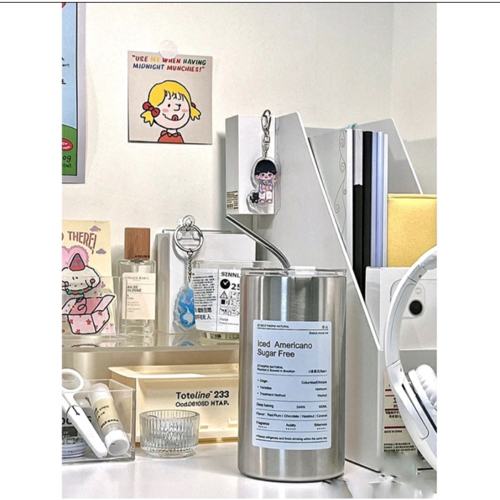 Ly giữ nhiệt cao cấp, cốc giữ nhiệt Iced Americano thể tích 600ML