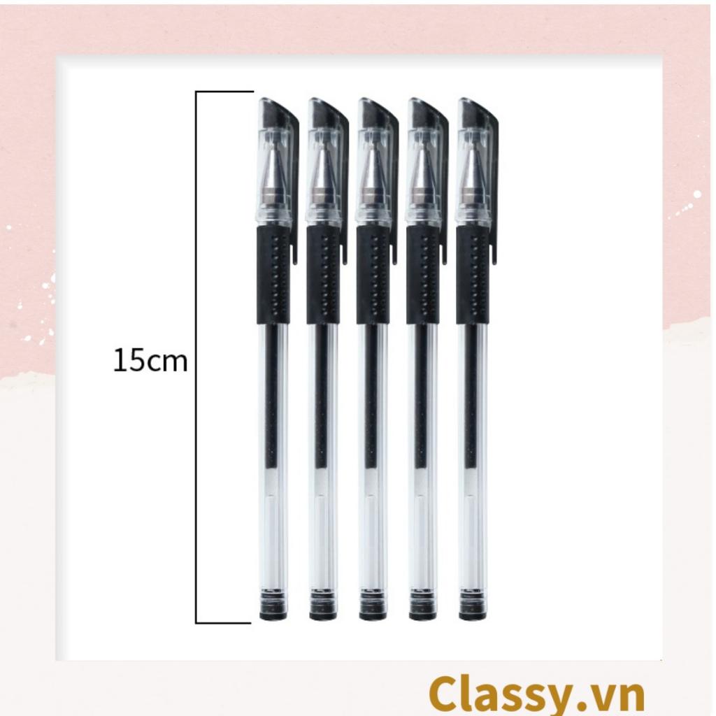 Bút Nước Gel 0.5 Màu Mực Đen Xanh Đỏ Classy PK492