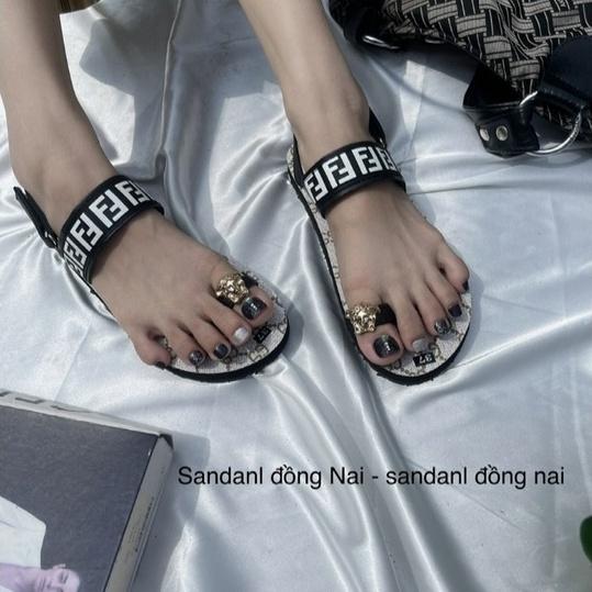 sandal đồng nai dép quai hậu nam và nữ đế kem mờ gg size từ 35 nữ đến 42 nam