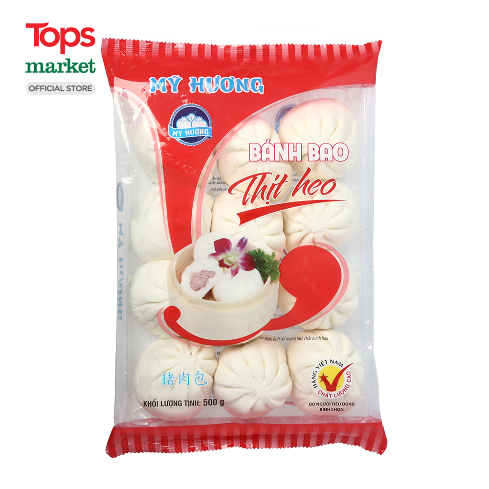 Bánh Bao Thịt Mỹ Hương 500G