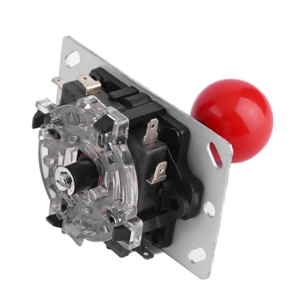 Arcade Game Controller Handle Joystick With Red Ball Handle Short Shaft