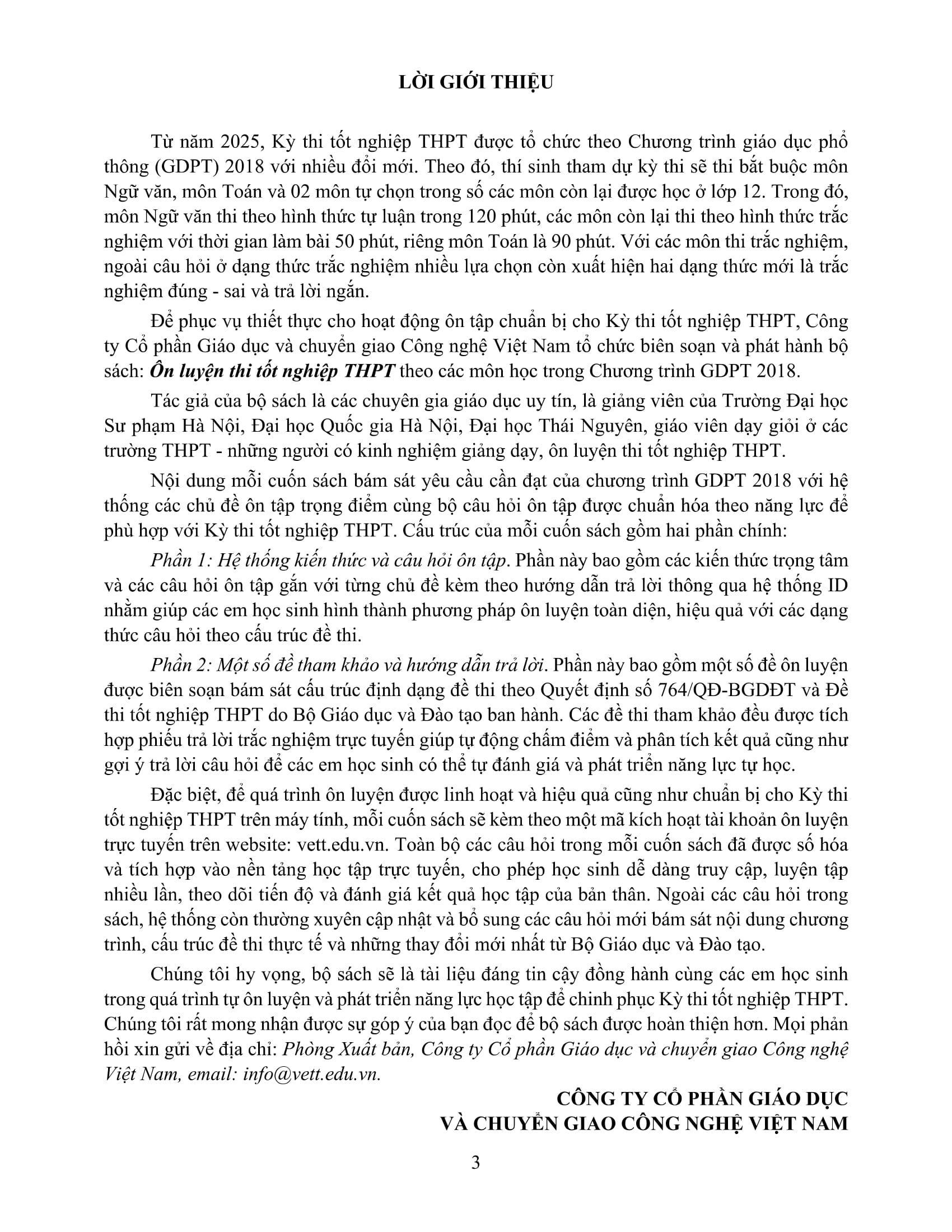 Sách - Ôn Luyện Thi Tốt Nghiệp THPT Theo Chương Trình GDPT Mới - Môn Giáo Dục Kinh Tế Và Pháp Luật