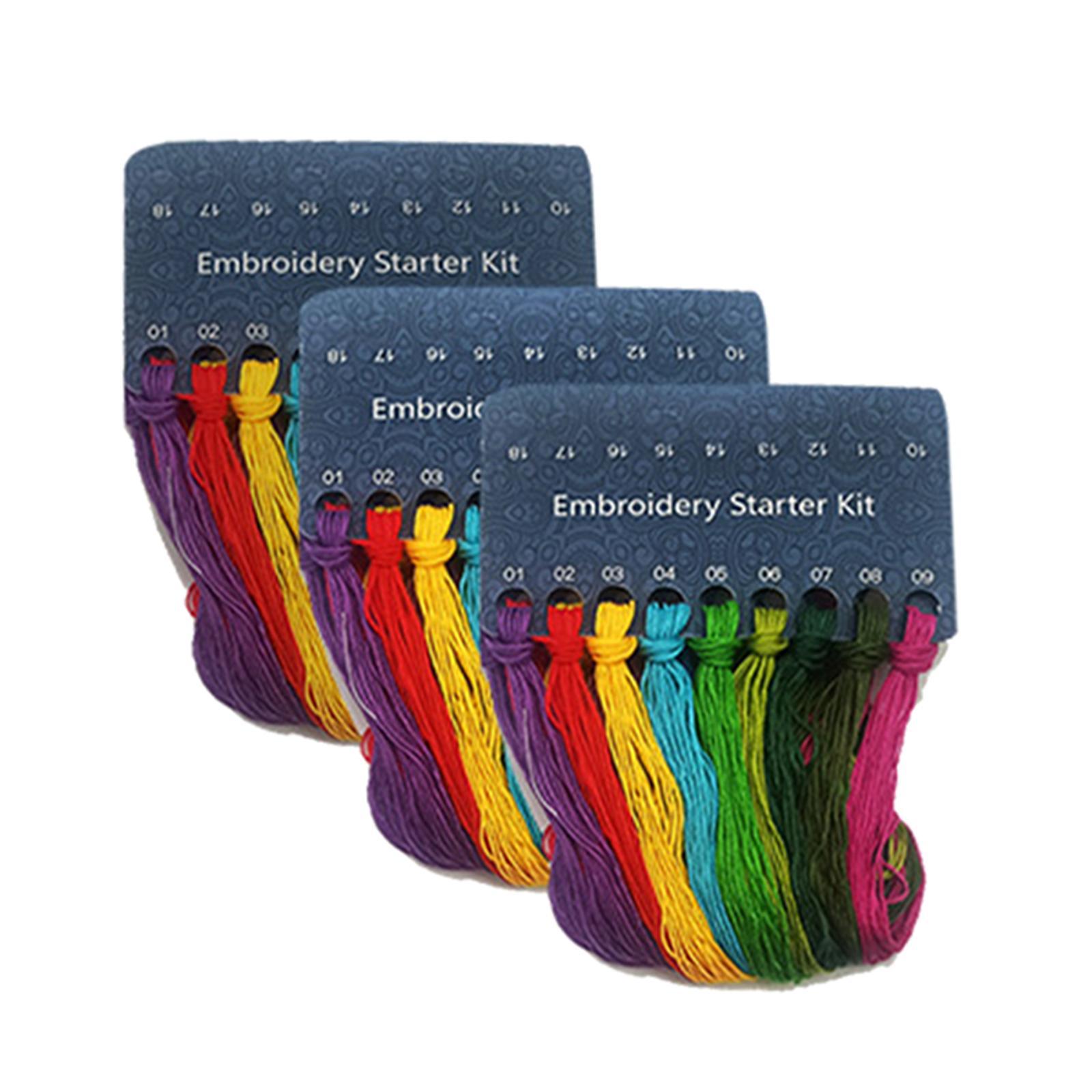 Embroidery Stitch Practice Kit with Pattern Cross Stitch Crafts for Practice