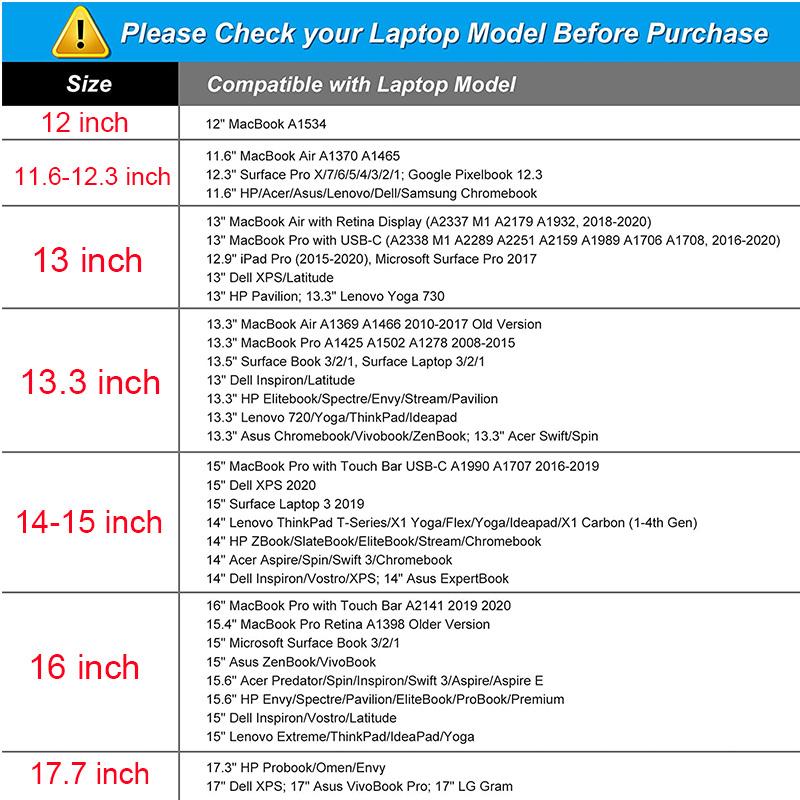 Túi Đựng Laptop 11.6 13.3 14 16 17.3 Inch Chống Nước Laptop Cho Macbook Air Pro 13 15 Đeo Vai Túi Xách Cặp bao Da Ốp Lưng