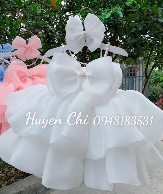 Đầm kiểu Yếm 2 tầng Mã 02 cho bé