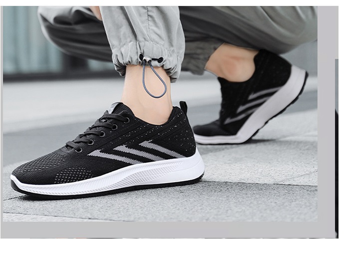 Giày Thể Thao Nam Tập Gym Chạy Bộ Thể Dục 2 màu đenGhi GN94