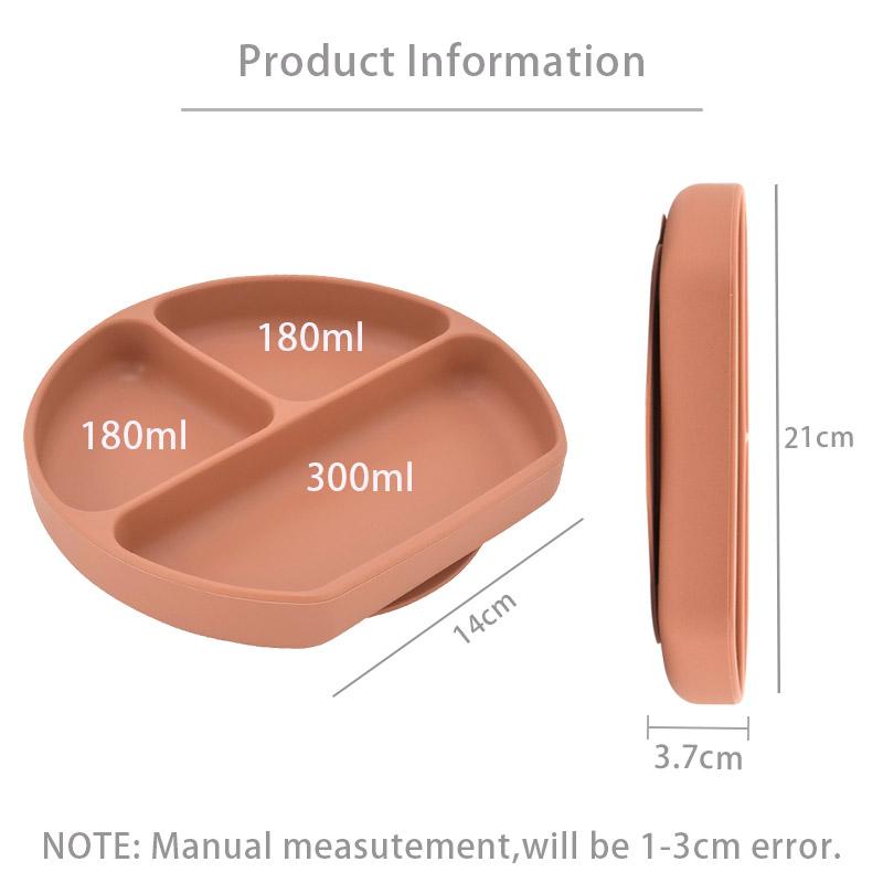 8 Cái/bộ Silicone Cho Bé Ăn Đĩa Có Mút Không Chứa BPA Cho Bé Bộ Đồ Ăn Nhà Bếp Trẻ Em Đào Tạo Món Ăn Tấm Bát