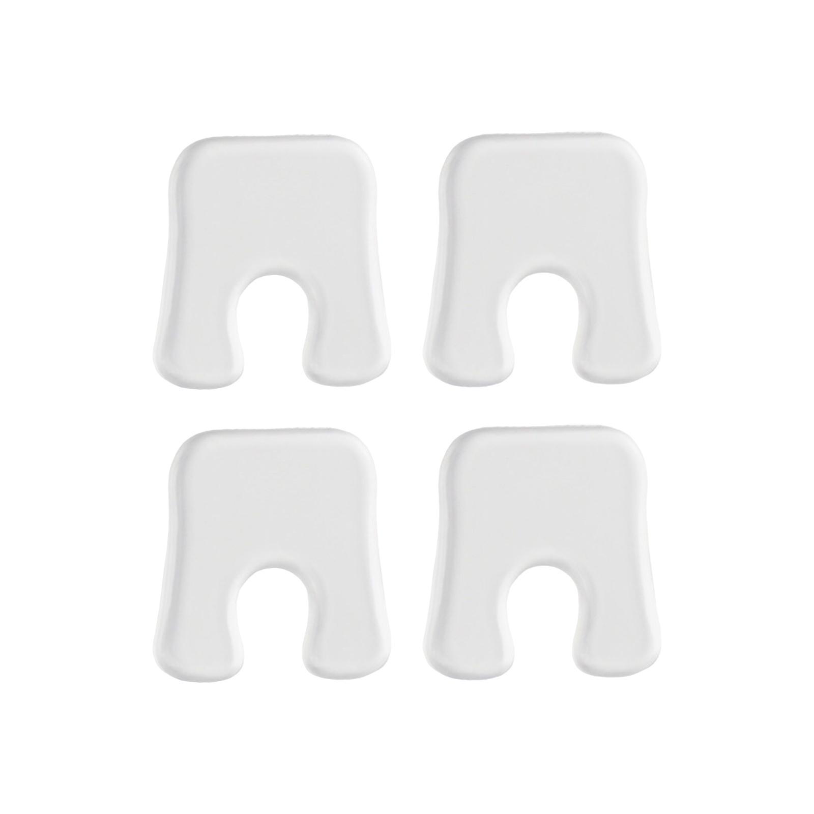 4x u shape Callus Pads Foot Callus Pads Waterproof for Rubbing On Shoes