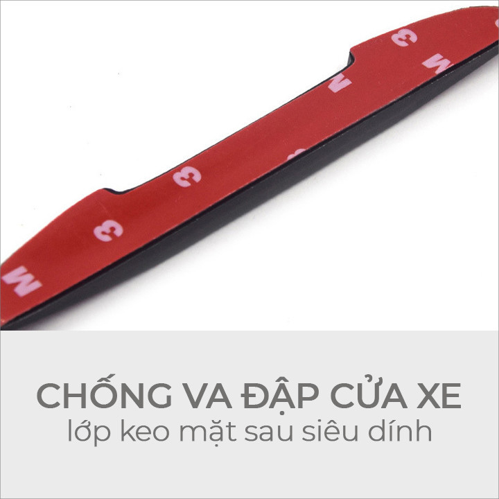 Chống va đập cửa xe đen đỏ