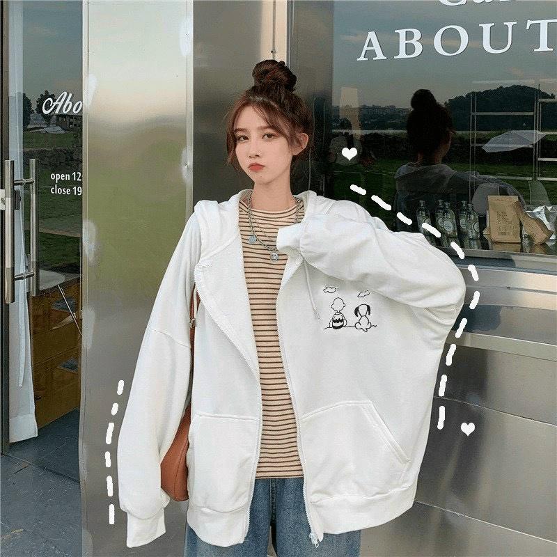 ÁO KHOÁC NỈ NGOẠI DÂY KÉO FORM RỘNG THỜI TRANG NỮ SÀNH ĐIỆU - HOT TREND GENZ CHO CÁC BẠN TRẺ THỜI TRANG NAM 1986
