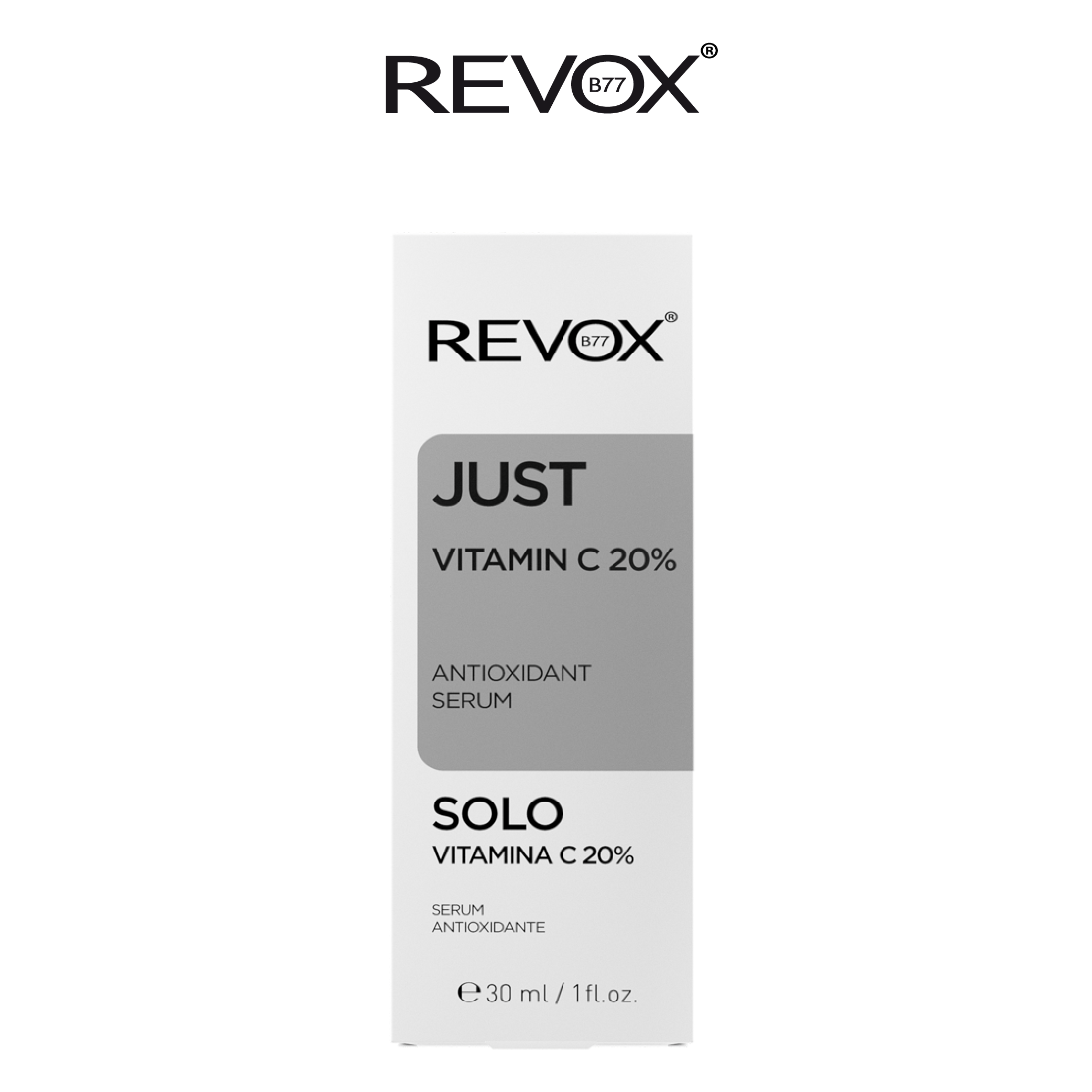 Serum ngăn ngừa Oxy hóa làm sáng da cho mặt và cổ Revox B77 Just - Vitamin C 20%
