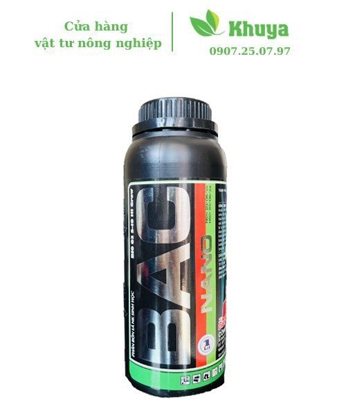 Phân bón lá NK sinh học Nano Bac 1 lít Tăng sức đề kháng - Xanh lá - Chắc hạt