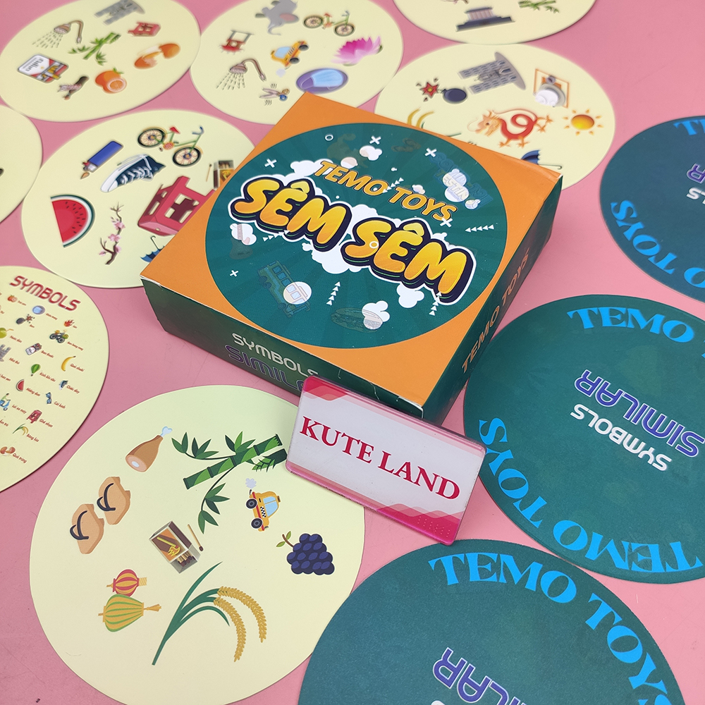 Bộ bài Sêm Sêm Board Game Thuần Việt Meme hài hước chơi nhóm gắn kết tình bạn bè gia đình