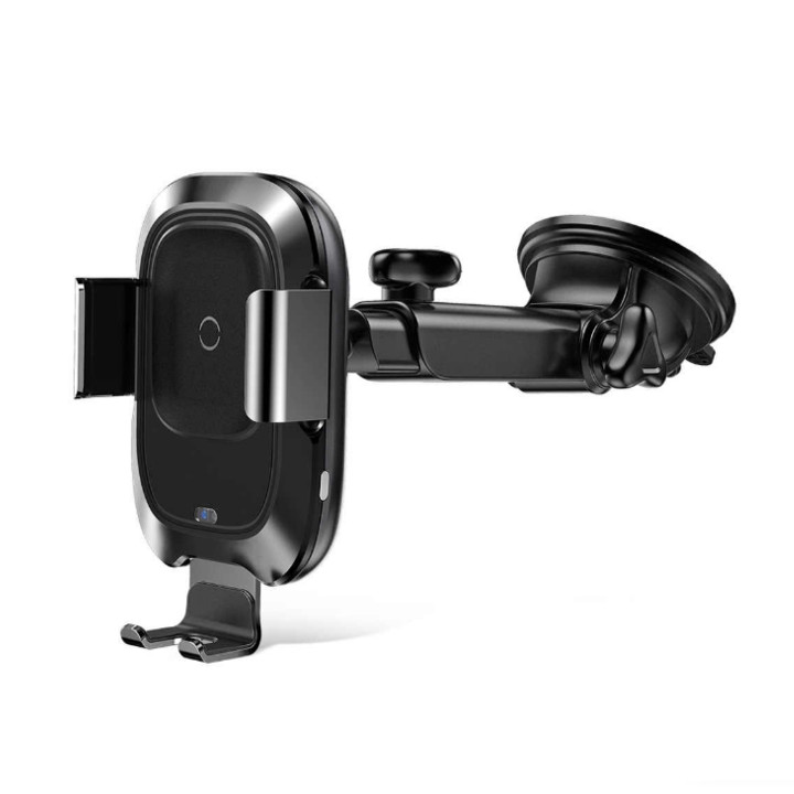 Gía đỡ điện thoại kiêm sạc không dây để taplo, kính lái trên ô tô cao cấp Baseus WXZN-B01 Wireless Charger Gravity Car Mount - Hàng chính hãng