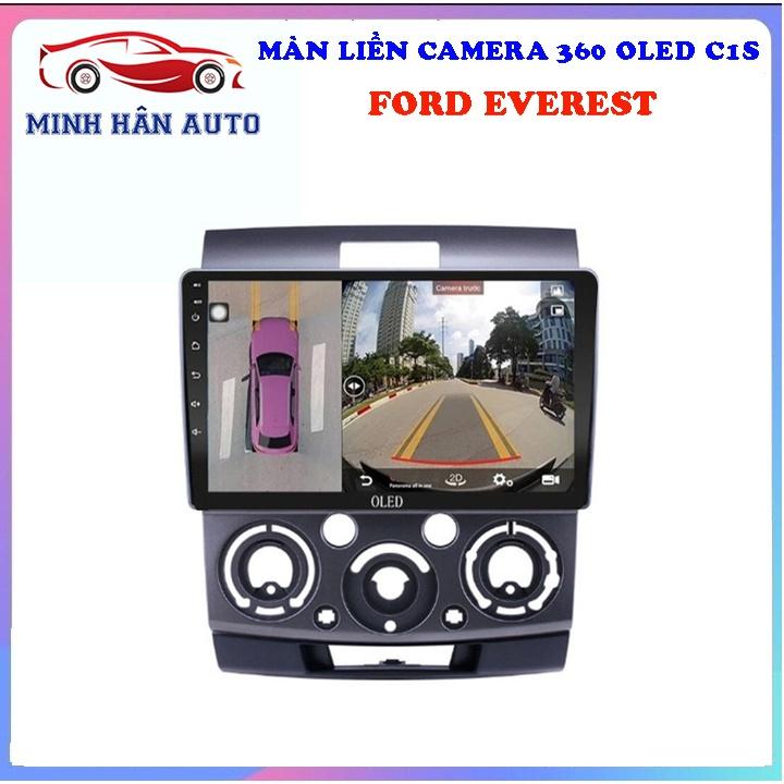 Bộ màn hình OLED C1S liền camera 360 cho xe FORD EVERREST - màn hình android ô tô, phụ kiện trang trí xe ô tô