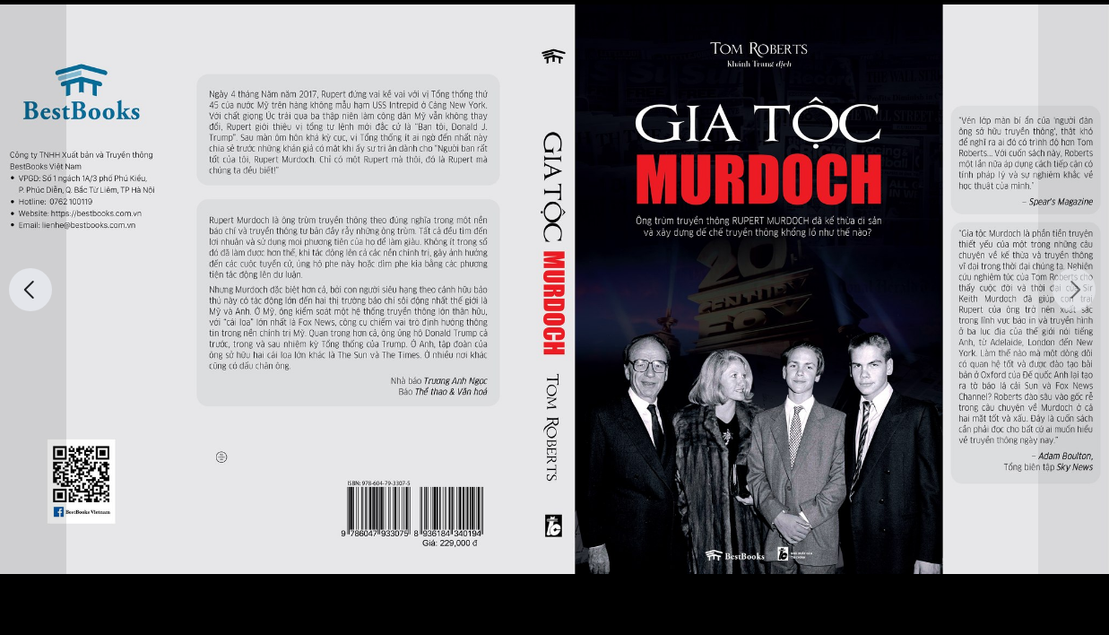 GIA TỘC MURDOCH. Tặng bút/ sổ tay