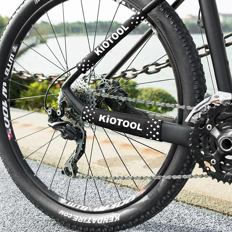 Tấm bọc bảo vệ xích xe đạp Kiotool siêu nhẹ chống chầy sước khung xe