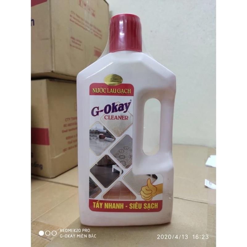 Dung dịch G-Okay 900ml tẩy xi măng, tẩy sơn nước, tẩy vết ố trên gạch, tẩy cặn canxi siêu hiệu quả