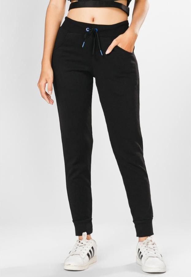 Quần thun dài nữ jogger Phúc An 3008_den