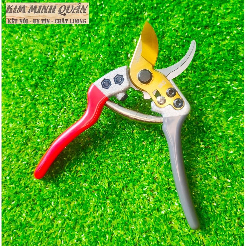 Kéo Cắt Cành Lưỡi Vàng Thép SK5 Cao Cấp 200mm JAPAN