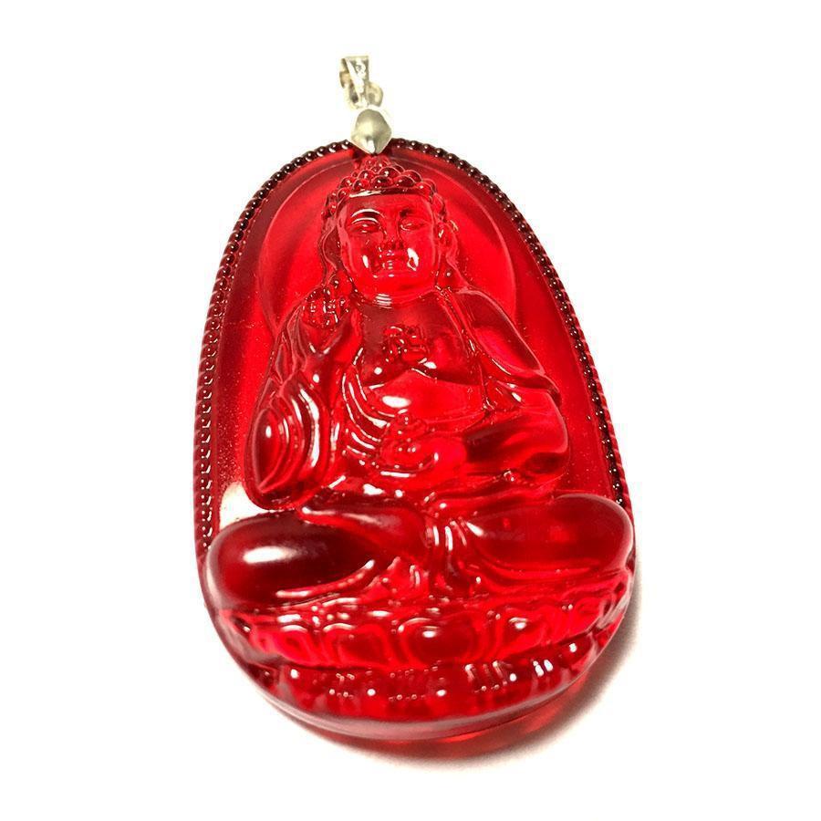 Mặt dây nam Bạc Quang Thản khắc ngài ADIDA móc bạc đơn giản, có nhiều màu để lựa chọn.