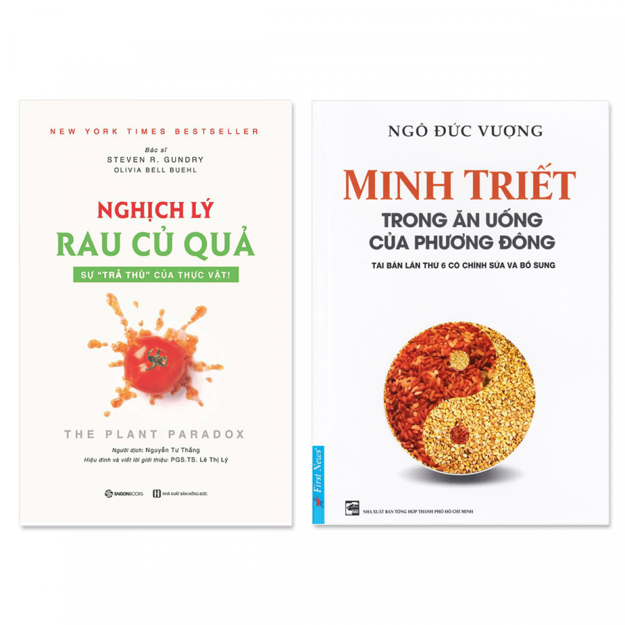 Combo 2 cuốn: Minh Triết Trong Ăn Uống Của Phương Đông, Nghịch Lý Rau Củ Quả: Sự &quot;Trả Thù&quot; Của Thực Vật!