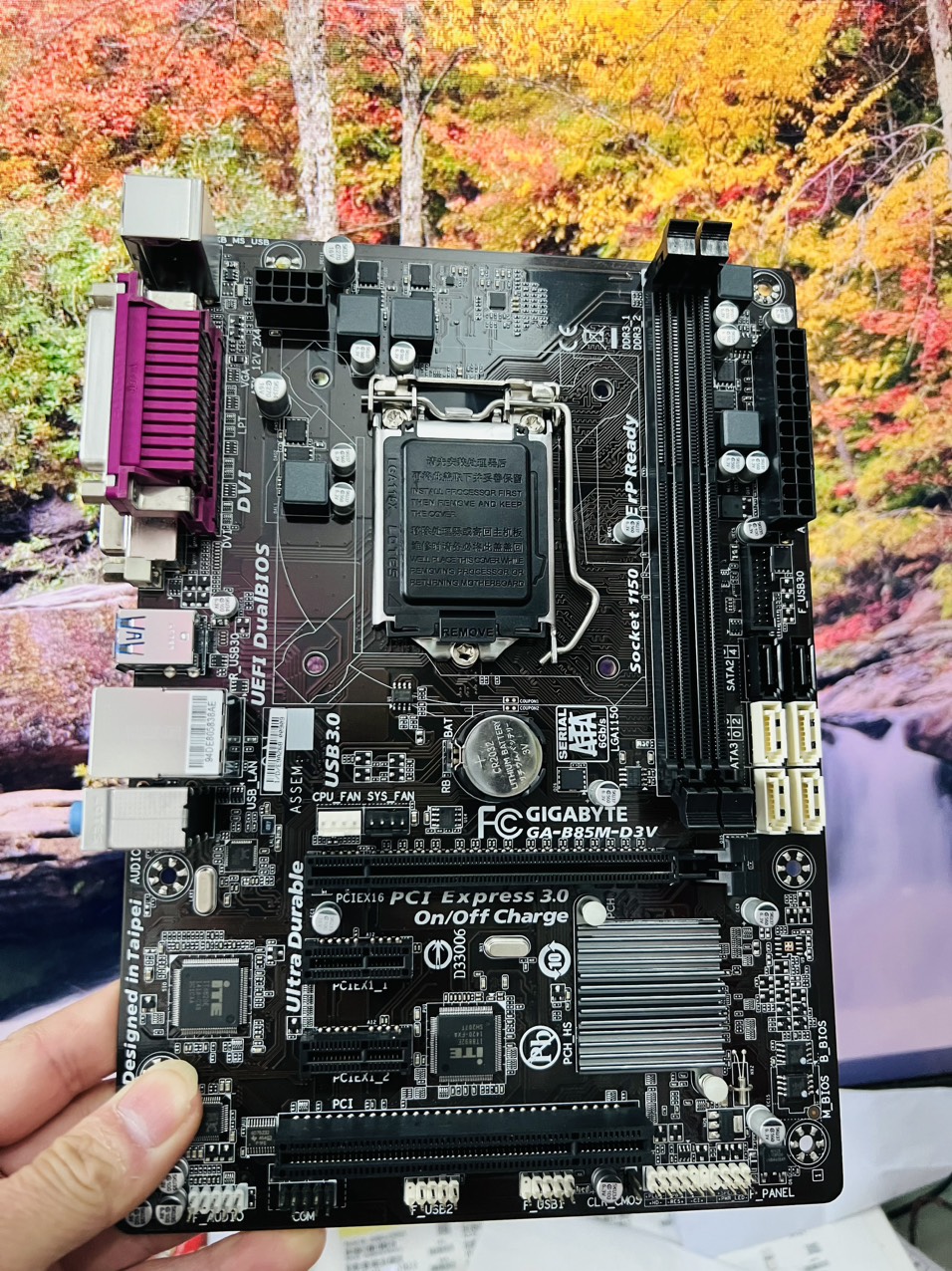 Bo Mạch Chủ Main Gigabyte B85M-D3V socket LGA1150 - Hàng Nhập Khẩu