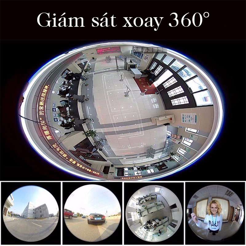 Camera Ip Wifi V380 pro xem Toàn Cảnh 360 độ Không Góc Chết, cảm biến CMOS có tầm nhìn đêm cho gia đình