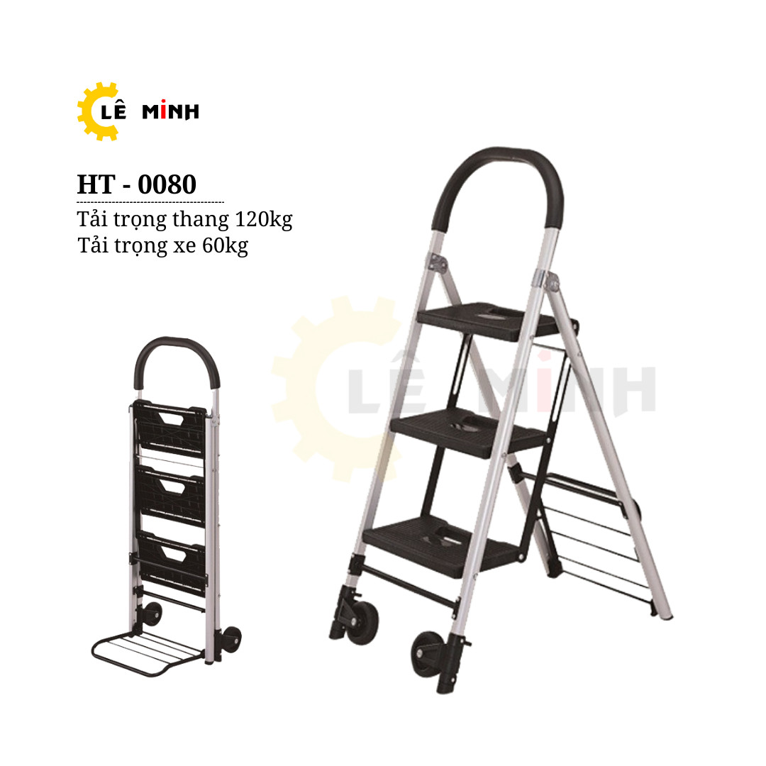 Xe đẩy hàng đa năng – Cầu thang xếp HT-0080