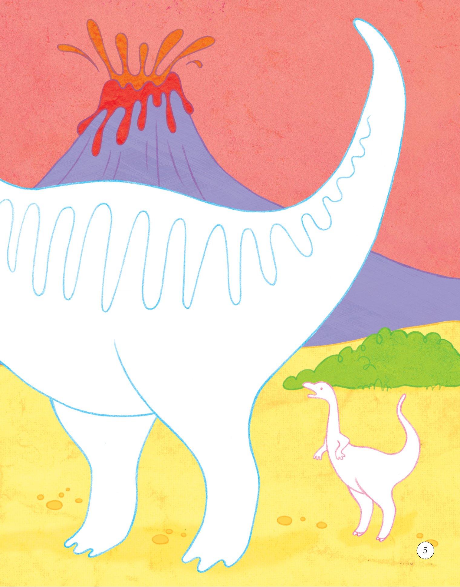 Tô Màu Bóc Dán - Khủng Long - Dinosaurs