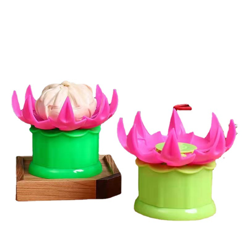Khuôn Bánh Bao Tạo Hình Hoa Sen 8 Cánh Độc Đáo - Hàng Chính Hãng