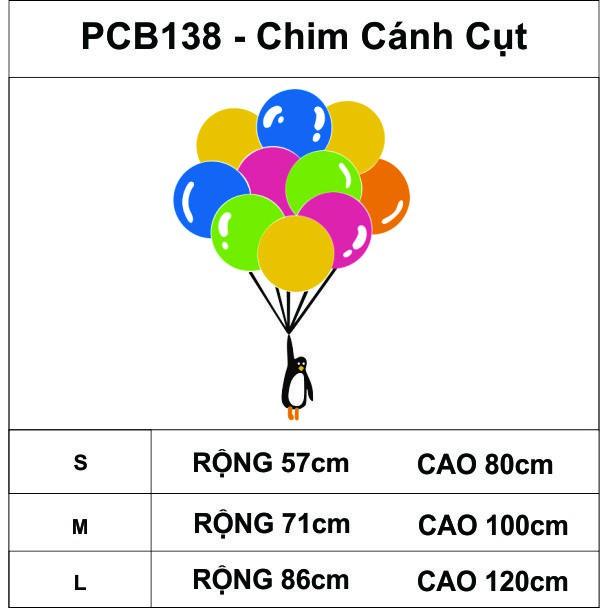 Tranh dán tường mica 3d decor khổ lớn các con vật chơi bóng bay non trang trí mầm non, mẫu giáo, phòng cho bé